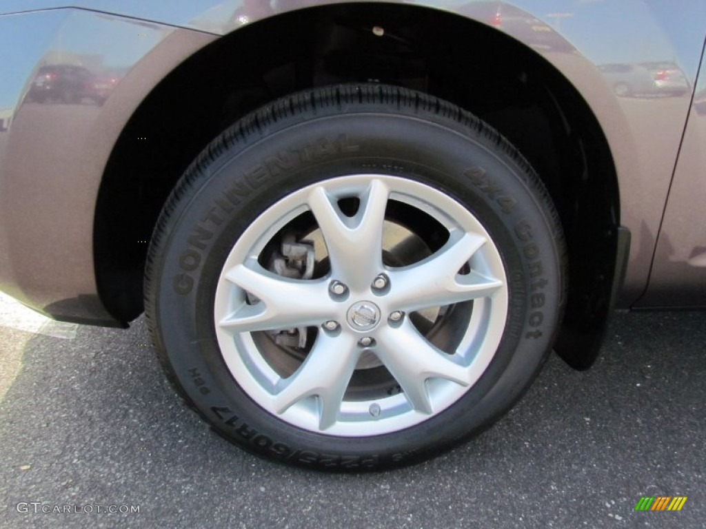 2008 Rogue SL AWD - Iridium Graphite Metallic / Black/Red photo #3