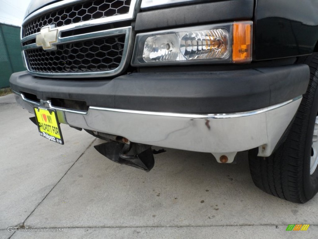 2007 Silverado 1500 Classic Regular Cab 4x4 - Black / Dark Charcoal photo #9