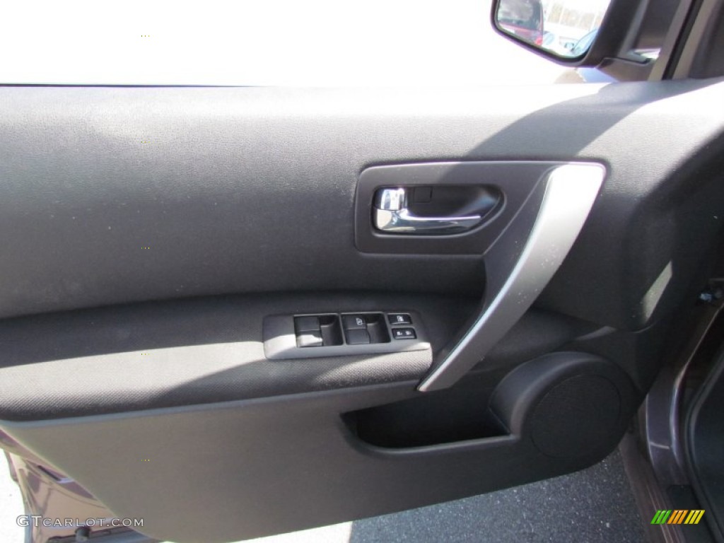 2008 Rogue SL AWD - Iridium Graphite Metallic / Black/Red photo #8