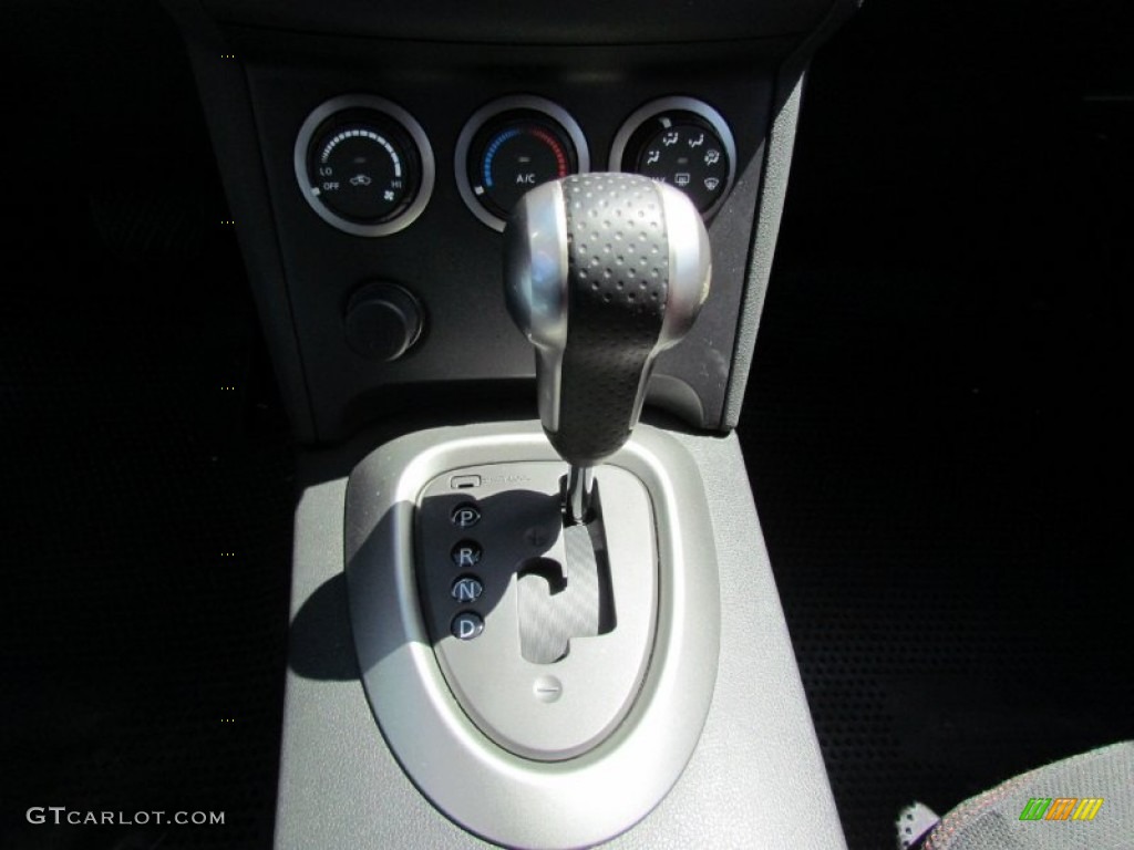 2008 Rogue SL AWD - Iridium Graphite Metallic / Black/Red photo #13