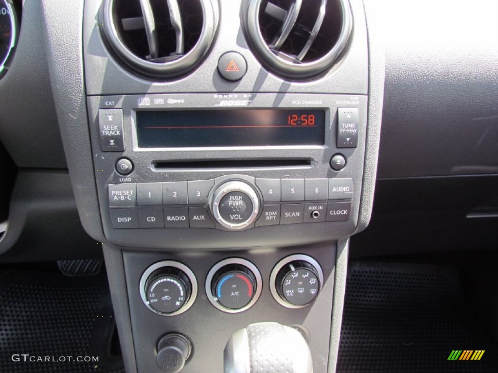 2008 Rogue SL AWD - Iridium Graphite Metallic / Black/Red photo #14