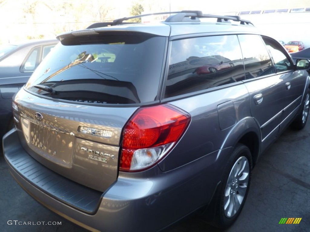 2009 Outback 2.5i Limited Wagon - Quartz Silver Metallic / Off Black photo #3