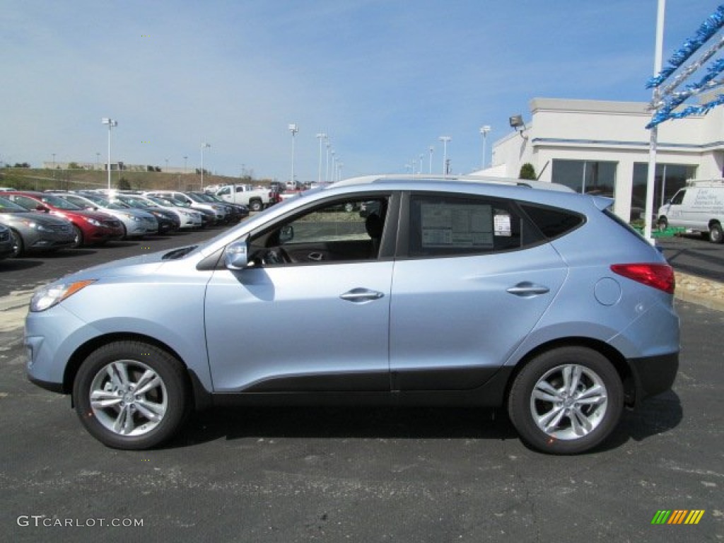 Aurora Blue 2012 Hyundai Tucson GLS Exterior Photo #63434576