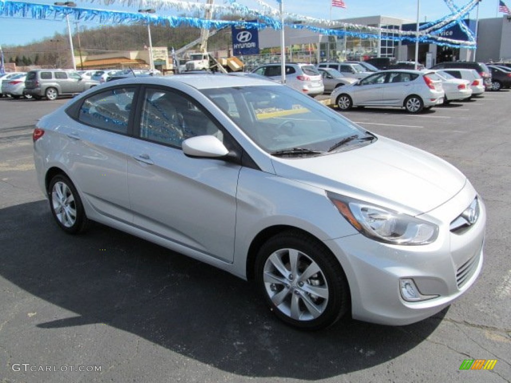 2012 Accent GLS 4 Door - Ironman Silver / Gray photo #1