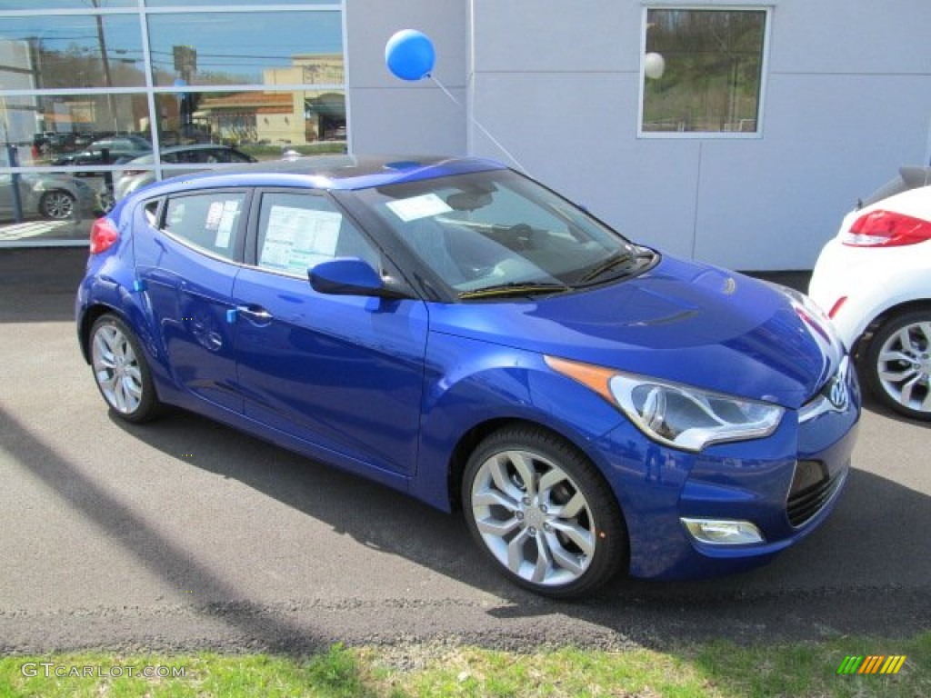 2012 Veloster  - Marathon Blue / Gray photo #1