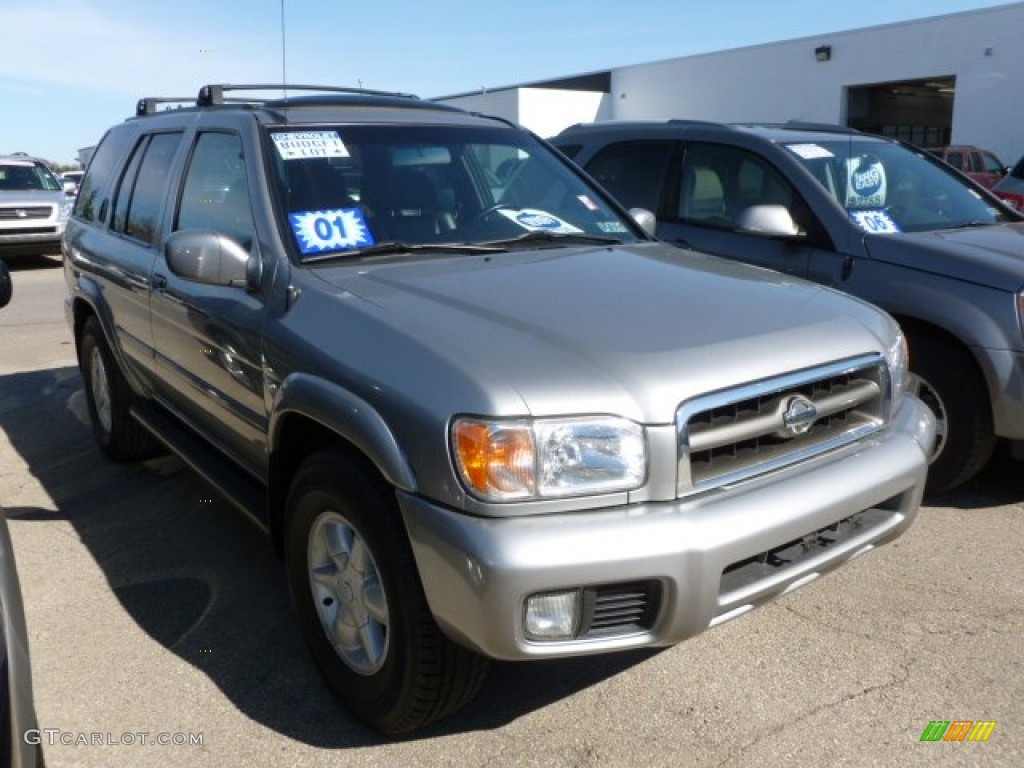 2001 Pathfinder LE 4x4 - Bronzed Gray Metallic / Charcoal photo #1