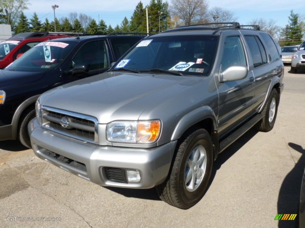 2001 Pathfinder LE 4x4 - Bronzed Gray Metallic / Charcoal photo #3