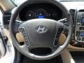 Beige Steering Wheel Photo for 2012 Hyundai Santa Fe #63436196