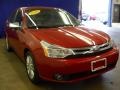 2010 Sangria Red Metallic Ford Focus SEL Sedan  photo #22