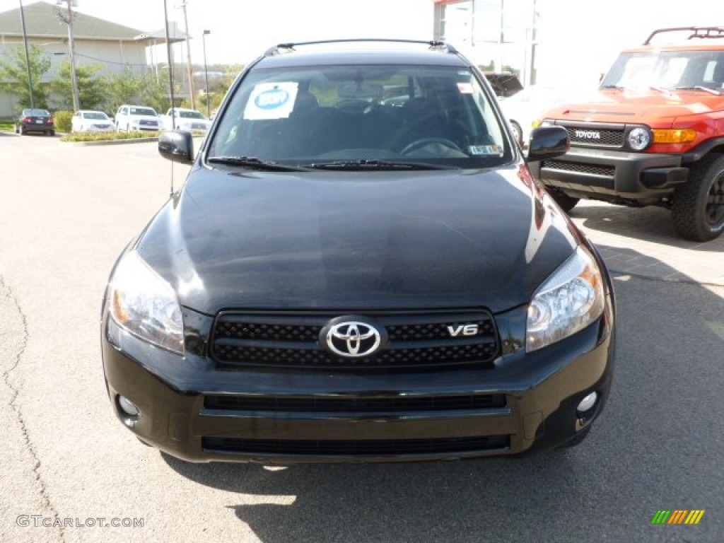 2008 RAV4 Sport V6 4WD - Black / Dark Charcoal photo #2