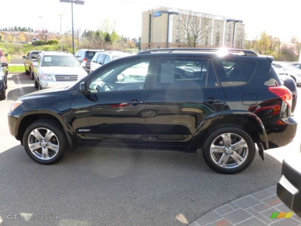 2008 RAV4 Sport V6 4WD - Black / Dark Charcoal photo #4
