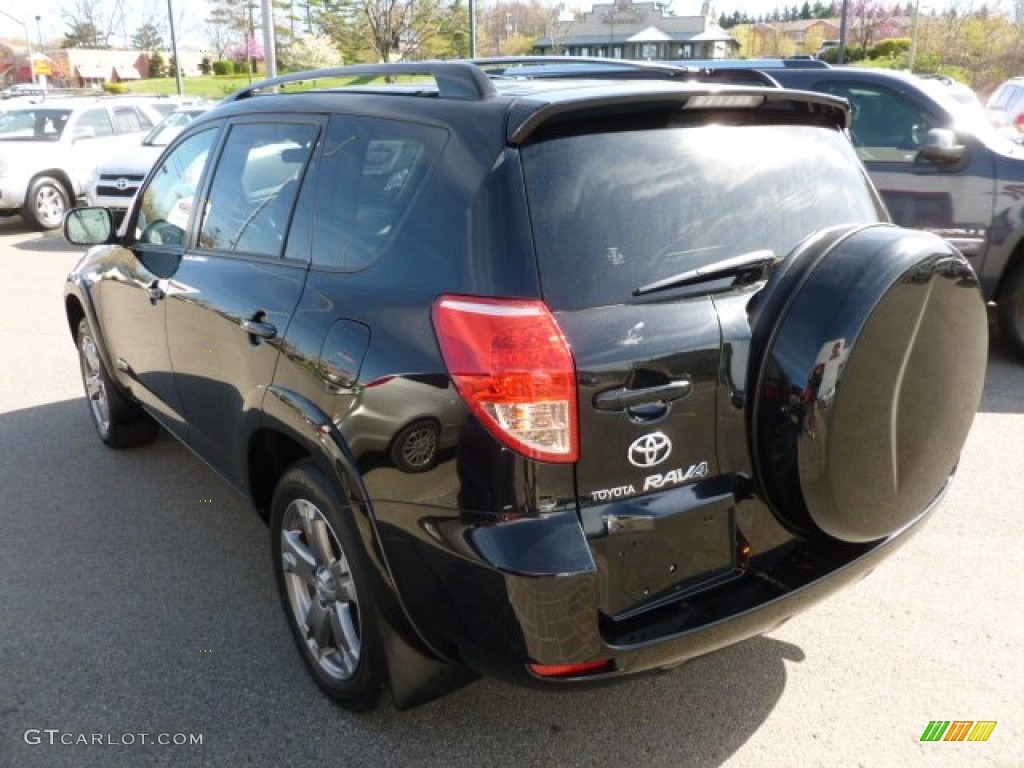 2008 RAV4 Sport V6 4WD - Black / Dark Charcoal photo #5