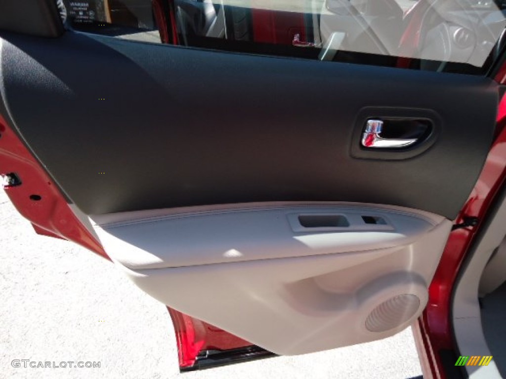 2011 Rogue SL AWD - Cayenne Red / Gray photo #13