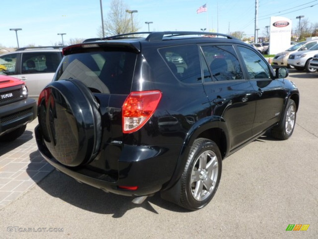 2008 RAV4 Sport V6 4WD - Black / Dark Charcoal photo #7