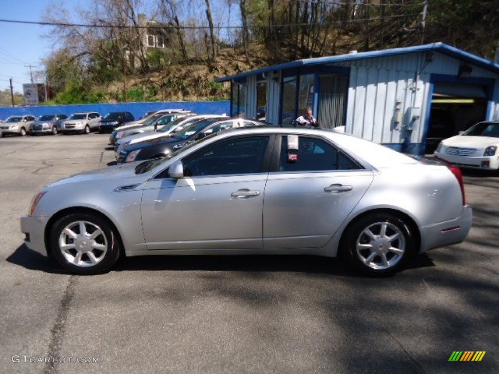 2009 CTS 4 AWD Sedan - Radiant Silver / Ebony photo #2