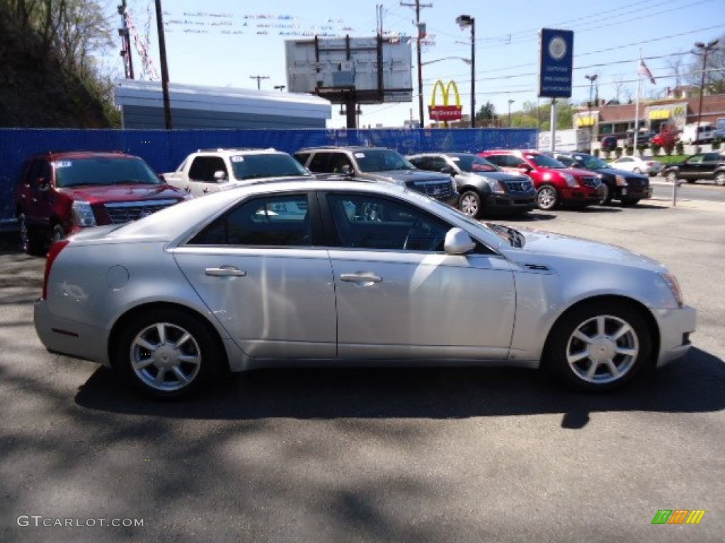 2009 CTS 4 AWD Sedan - Radiant Silver / Ebony photo #6