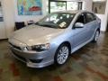 2010 Apex Silver Metallic Mitsubishi Lancer Sportback GTS  photo #3