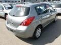 2010 Magnetic Gray Metallic Nissan Versa 1.8 S Hatchback  photo #2