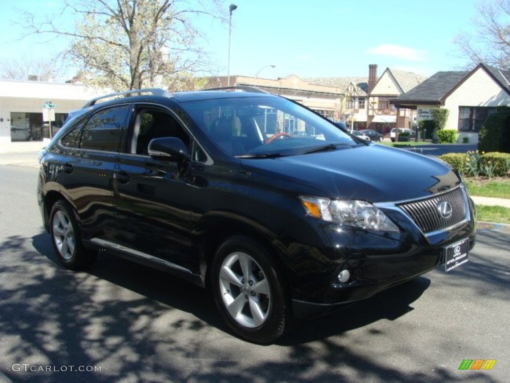 2010 RX 350 - Obsidian Black / Black/Brown Walnut photo #3