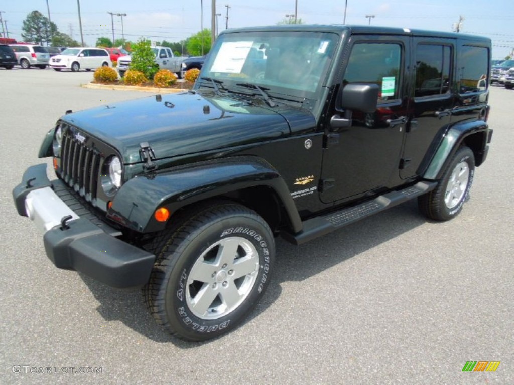 Black Forest Green Pearl Jeep Wrangler Unlimited