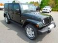 2012 Black Forest Green Pearl Jeep Wrangler Unlimited Sahara 4x4  photo #2