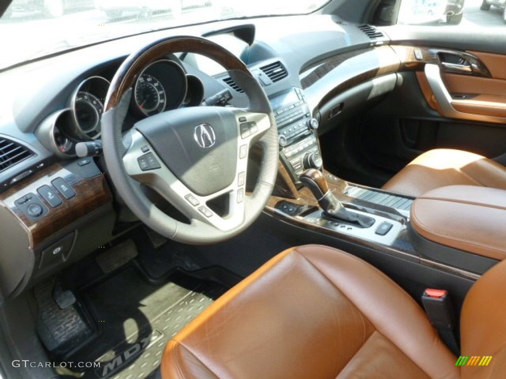 Umber Brown Interior 2010 Acura MDX Advance Photo #63439427