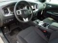 Black 2012 Dodge Charger SE Interior Color