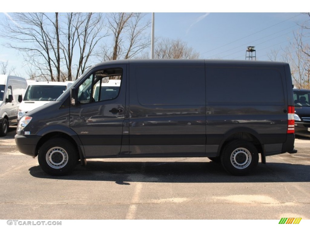 2012 Sprinter 2500 Cargo Van - Graphite Grey Metallic / Lima Black Fabric photo #3