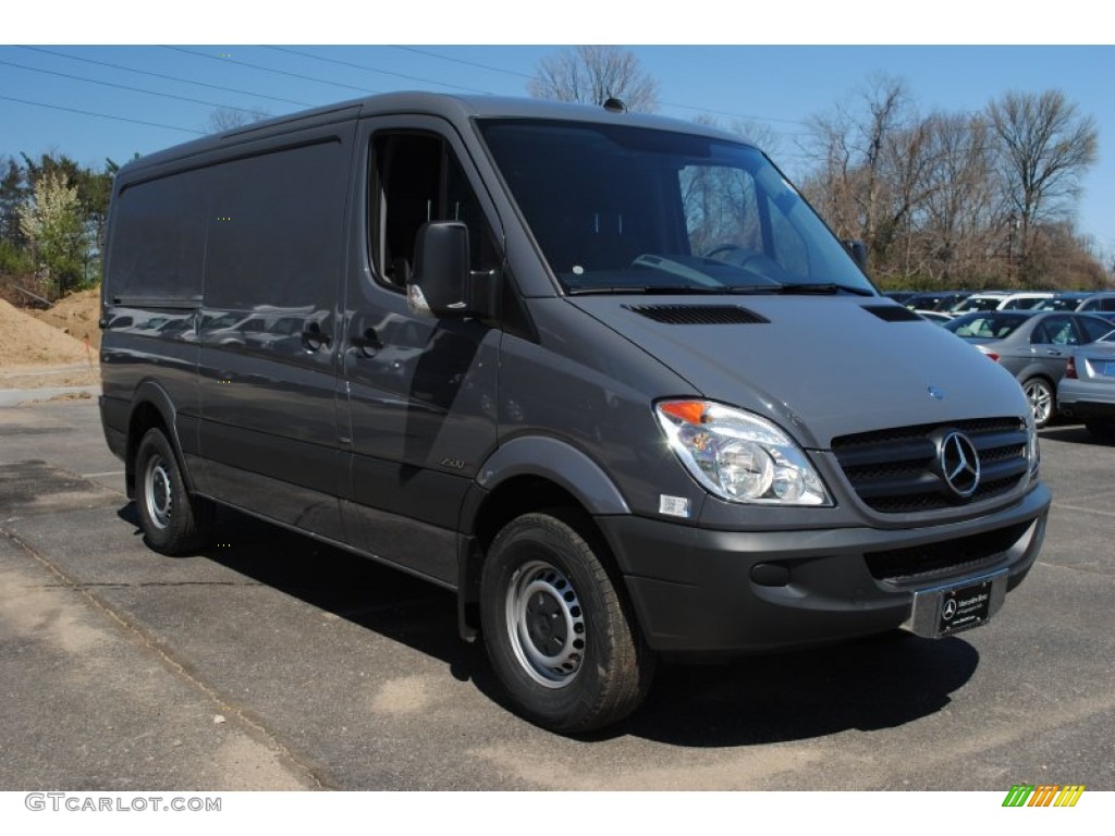 2012 Sprinter 2500 Cargo Van - Graphite Grey Metallic / Lima Black Fabric photo #6