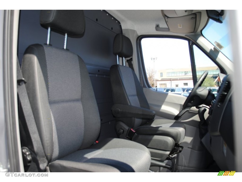 2012 Sprinter 2500 Cargo Van - Graphite Grey Metallic / Lima Black Fabric photo #8