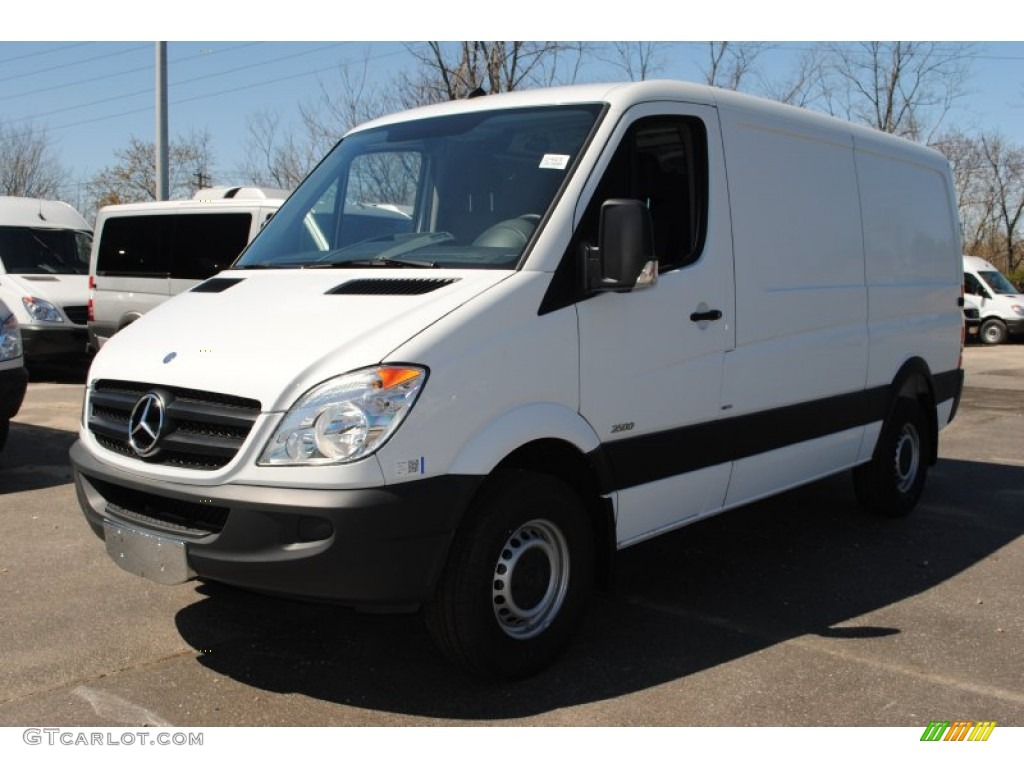 2012 Sprinter 2500 Cargo Van - Arctic White / Lima Black Fabric photo #1