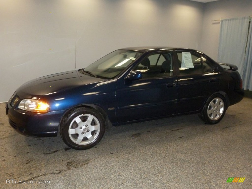 2005 Sentra 1.8 - Blue Dusk / Charcoal photo #1
