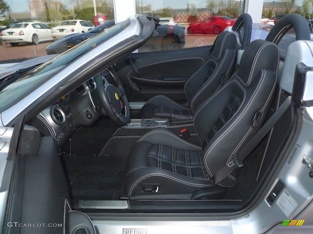 Black Interior 2007 Ferrari F430 Spider F1 Photo #63441452