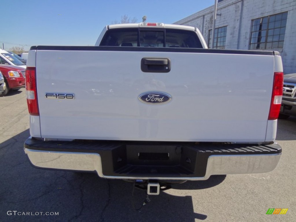 2004 F150 XLT SuperCrew 4x4 - Oxford White / Tan photo #5