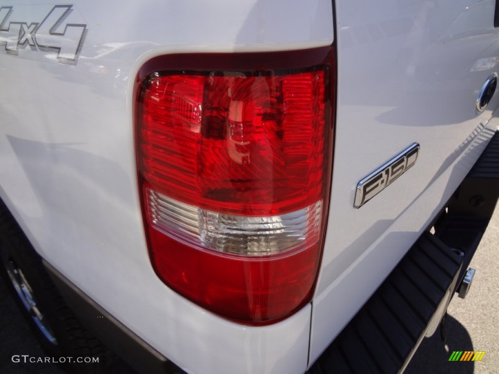 2004 F150 XLT SuperCrew 4x4 - Oxford White / Tan photo #7