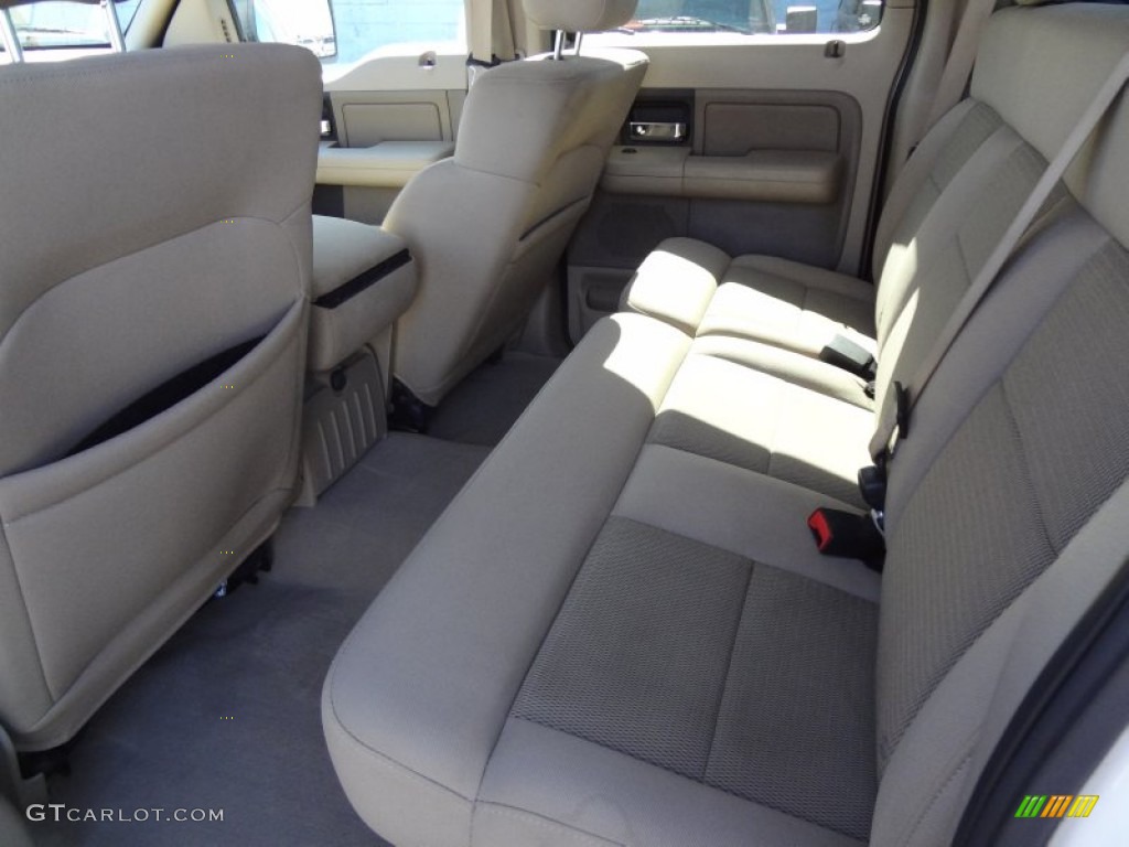 2004 F150 XLT SuperCrew 4x4 - Oxford White / Tan photo #12