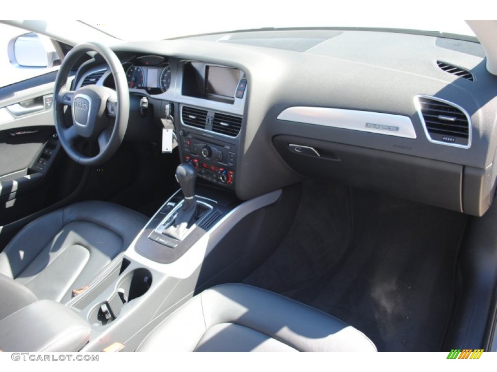 2009 A4 2.0T Premium quattro Sedan - Ice Silver Metallic / Black photo #9