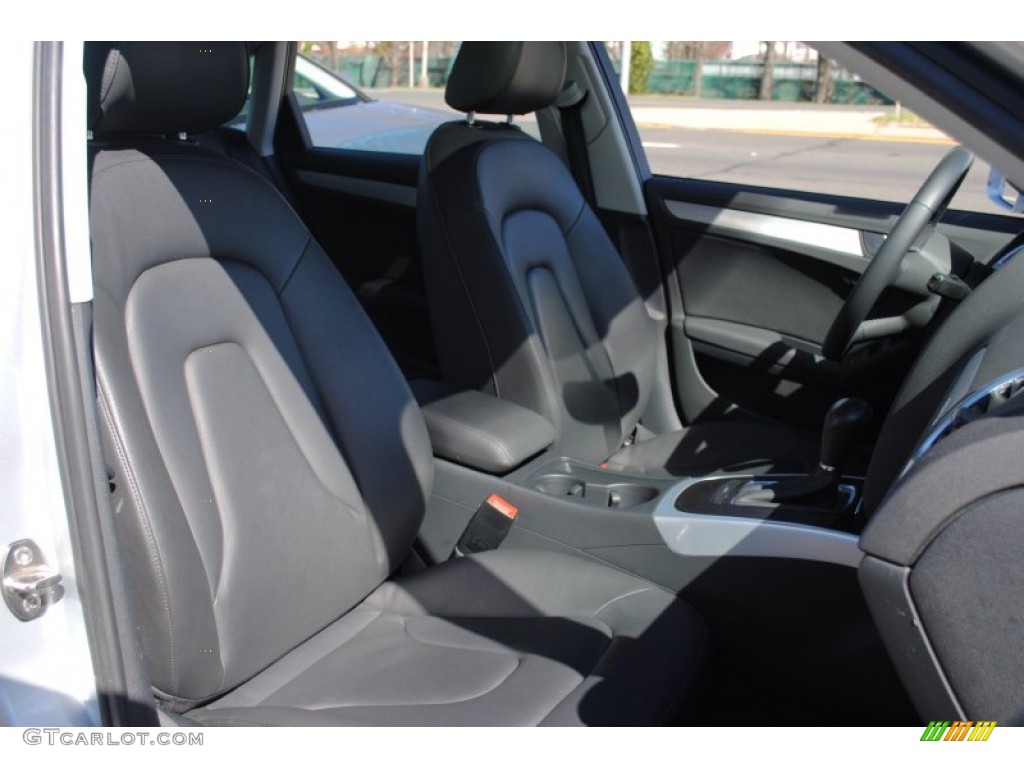 2009 A4 2.0T Premium quattro Sedan - Ice Silver Metallic / Black photo #10