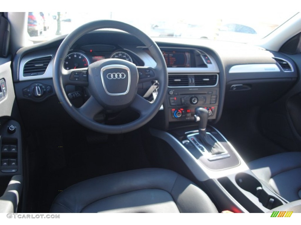 2009 A4 2.0T Premium quattro Sedan - Ice Silver Metallic / Black photo #15