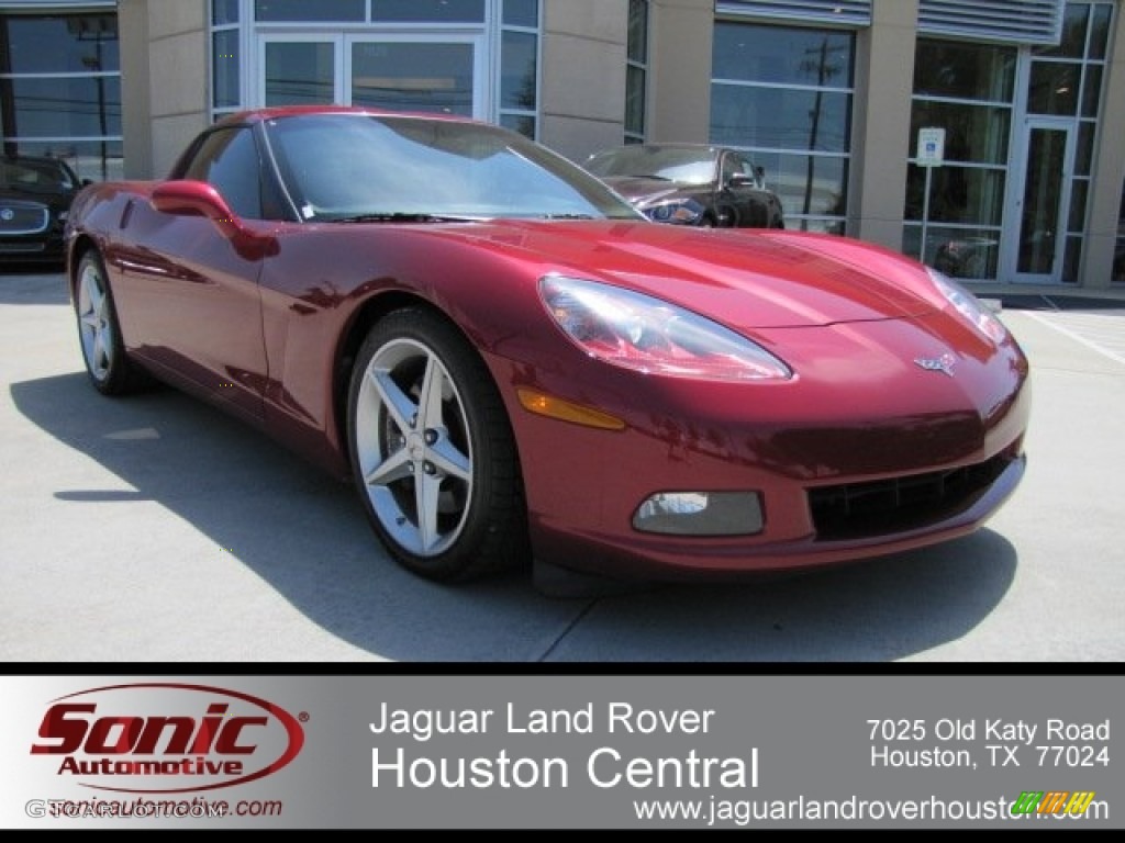 2011 Corvette Coupe - Crystal Red Tintcoat Metallic / Cashmere photo #1