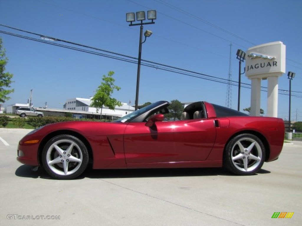 2011 Corvette Coupe - Crystal Red Tintcoat Metallic / Cashmere photo #15