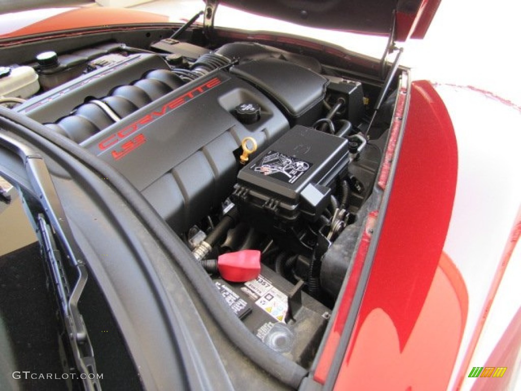 2011 Corvette Coupe - Crystal Red Tintcoat Metallic / Cashmere photo #45