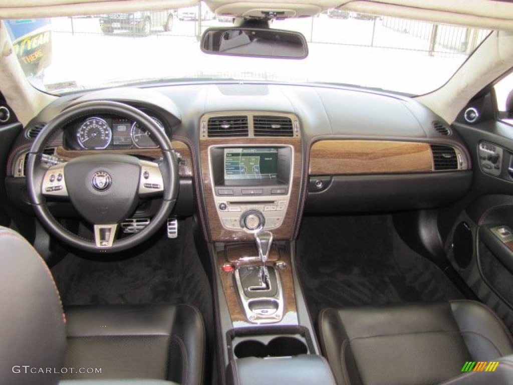 2009 Jaguar XK XKR Portfolio Edition Convertible Charcoal Dashboard Photo #63444546