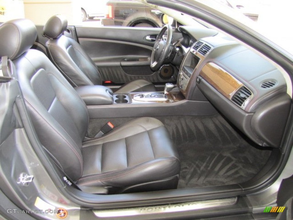 Charcoal Interior 2009 Jaguar XK XKR Portfolio Edition Convertible Photo #63444551