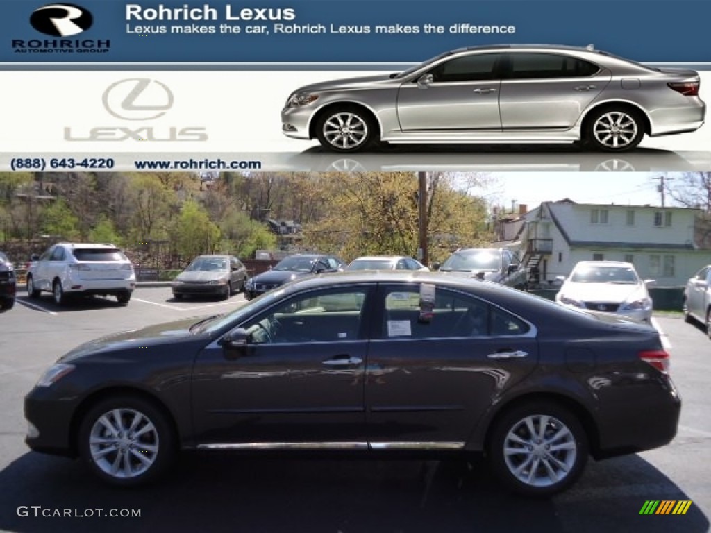 2012 ES 350 - Truffle Brown Mica / Black photo #1