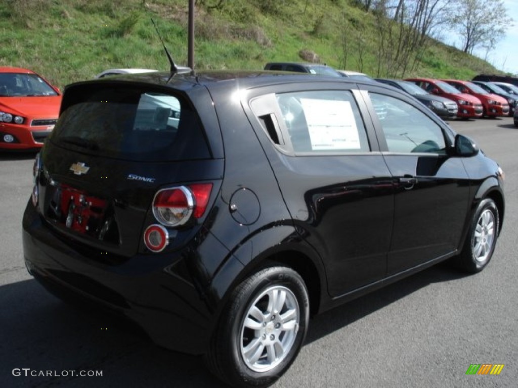 Black 2012 Chevrolet Sonic LS Hatch Exterior Photo #63445583