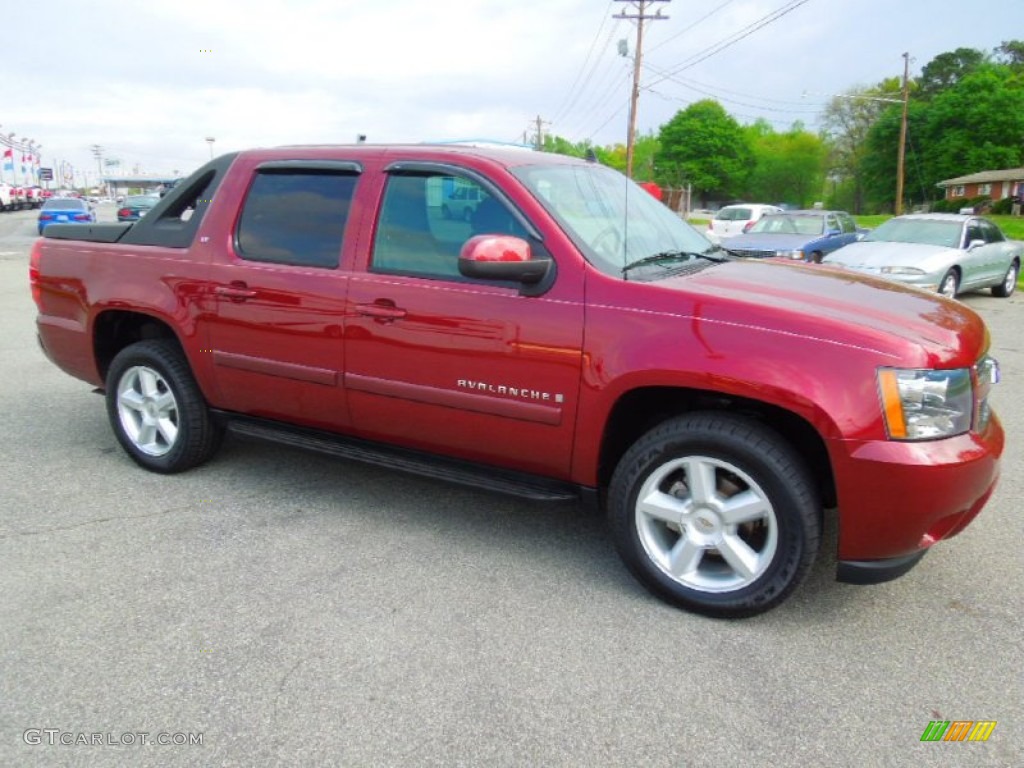 Deep Ruby Red Metallic 2008 Chevrolet Avalanche LT Exterior Photo #63445811