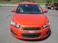 2012 Inferno Orange Metallic Chevrolet Sonic LS Sedan  photo #3
