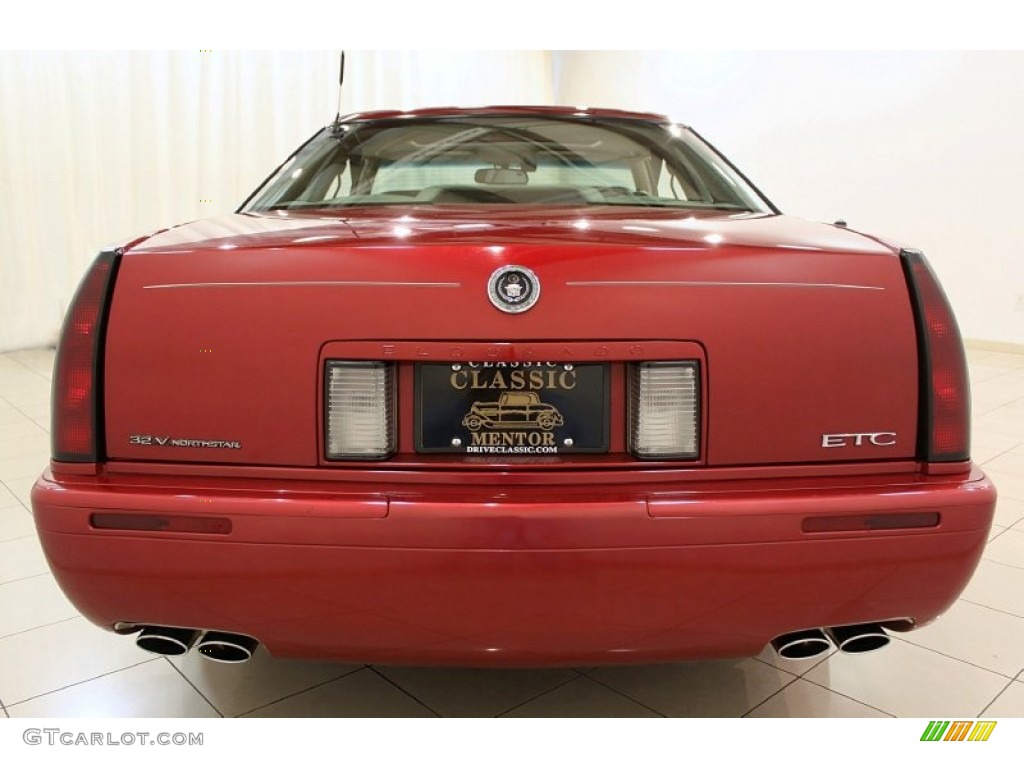 2001 Eldorado ETC - Crimson Red Pearl / Shale photo #28