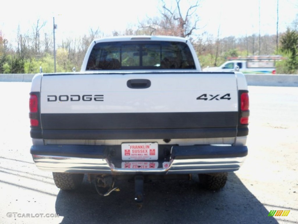 1999 Ram 1500 SLT Extended Cab 4x4 - Bright White / Agate Black photo #3